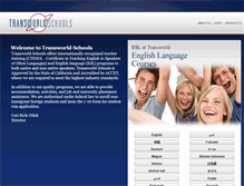 Tablet Screenshot of fr.transworldschools.com